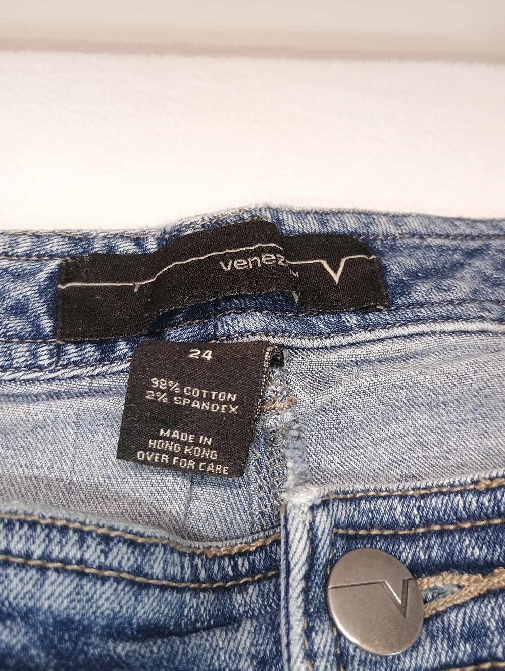 Venezia Light Blue Women's Plus Size 24 Straight-Leg Jeans - Picture 4 of 10